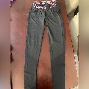 Muscle Nation leggings. Barely worn, no piling. Low rise. M and S available.